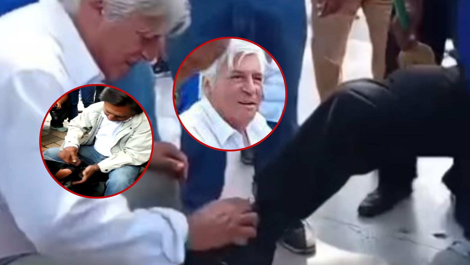 Todo por un voto: Popy Olivera lustra zapatos al estilo de Toledo