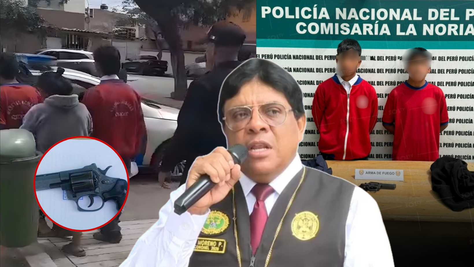 General PNP sobre escolares con revólver: “Con el tiempo los menores serán más peligrosos que los adultos”