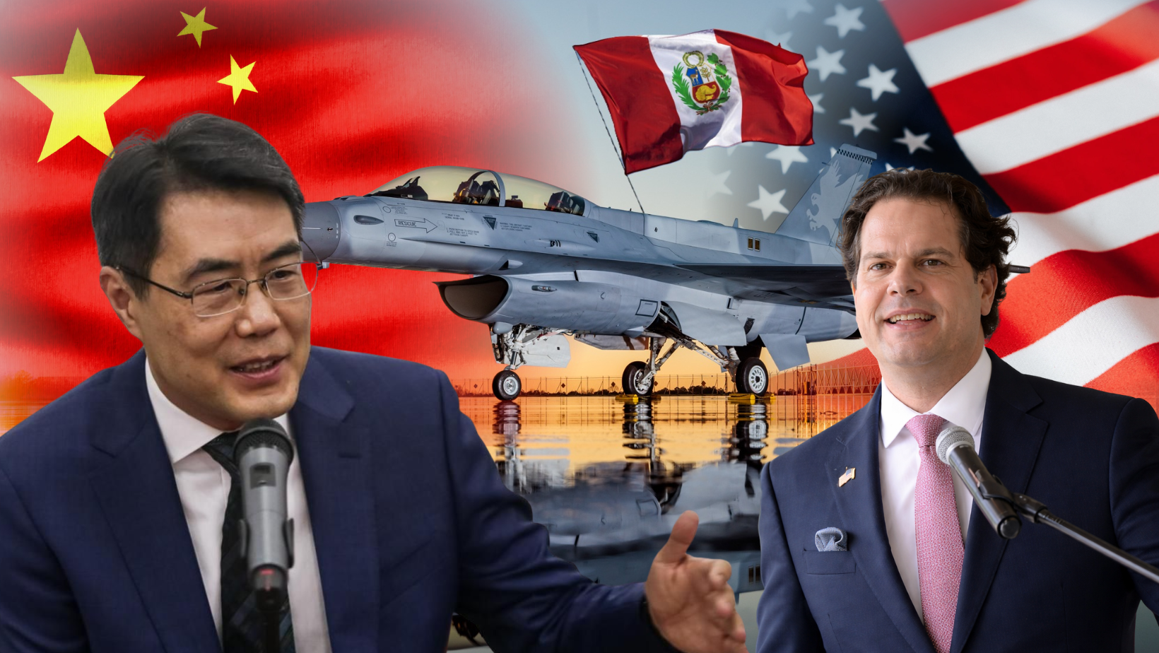 Embajadores de China y Estados Unidos se pelean en redes por compra de aviones F-16