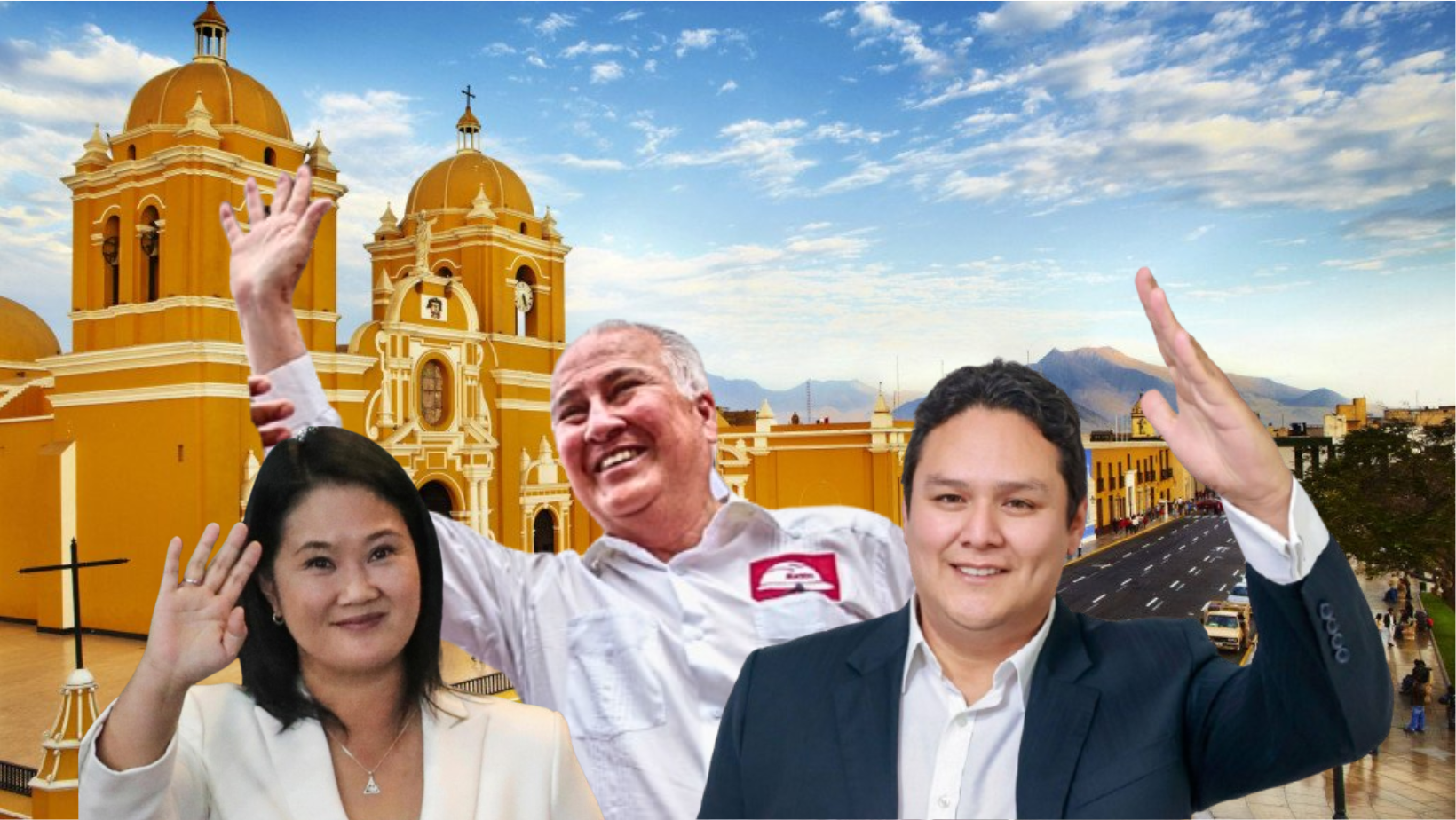 Candidatos presidenciales cierran campañas en Trujillo