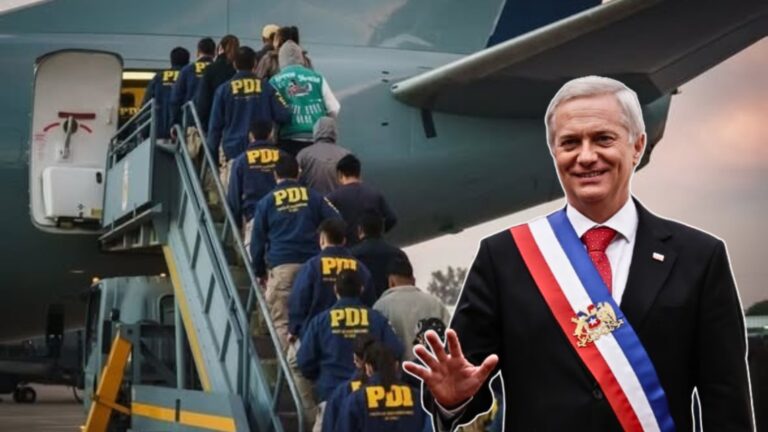 Gobierno derechista de Chile realiza primer vuelo de expulsión de migrantes ilegales
