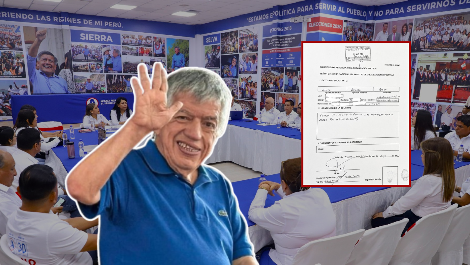 Óscar Acuña renunció a APP: “Con esto me alejo de la política”