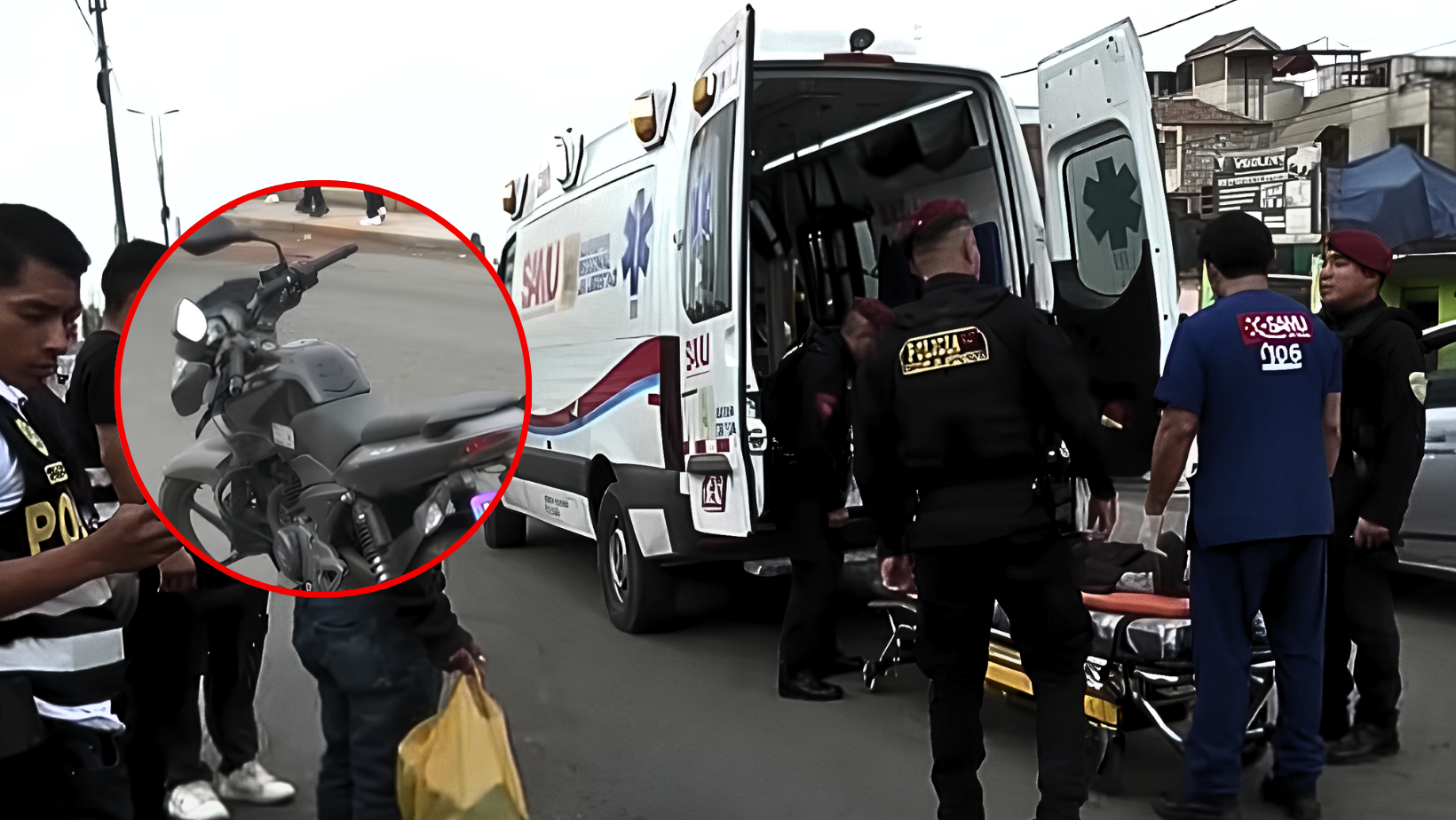 Accidente de tránsito en La Esperanza deja herido a adulto mayor