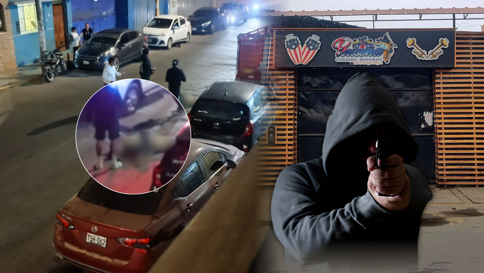 2 muertos y 1 herido deja feroz balacera en exteriores de local nocturno en Jr. Puno