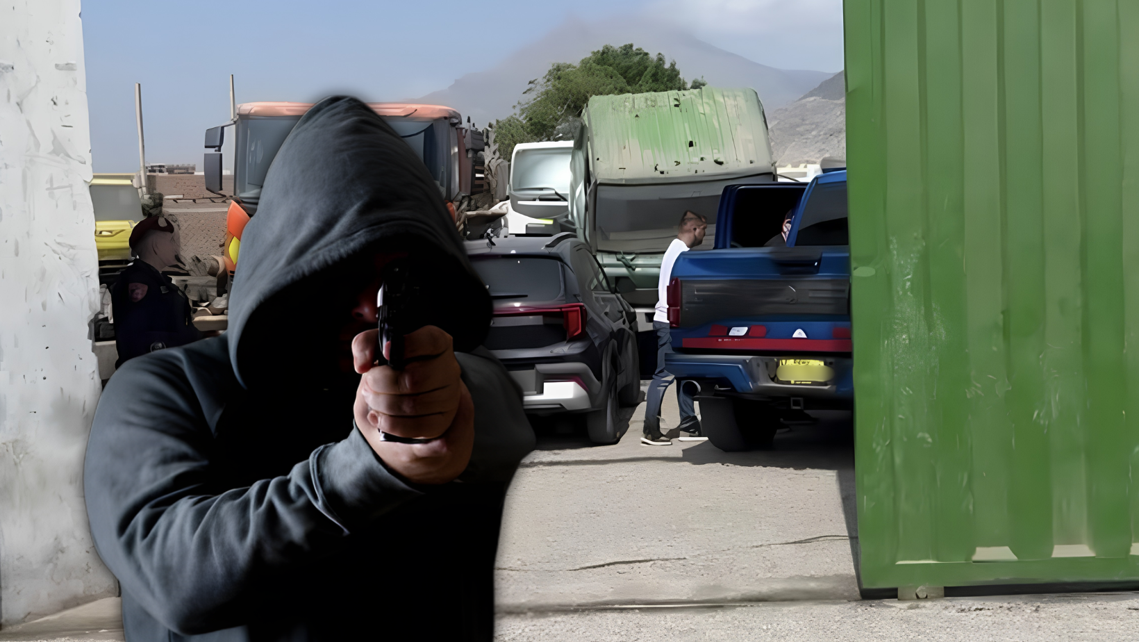 Dos heridos deja balacera en taller mecánico en la carretera Industrial