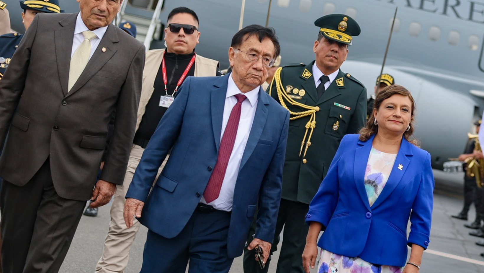 Presidente José Balcázar se presentó en aeropuerto de Trujillo sin previo aviso