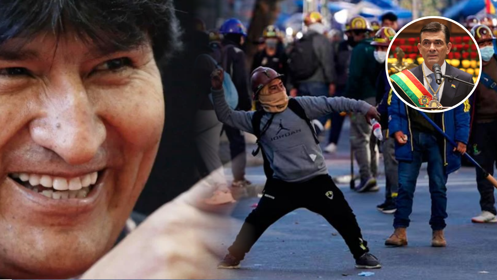¿Guerra civil? Seguidores de Evo Morales se enfrentan a policías en La Paz y exigen dimisión de presidente