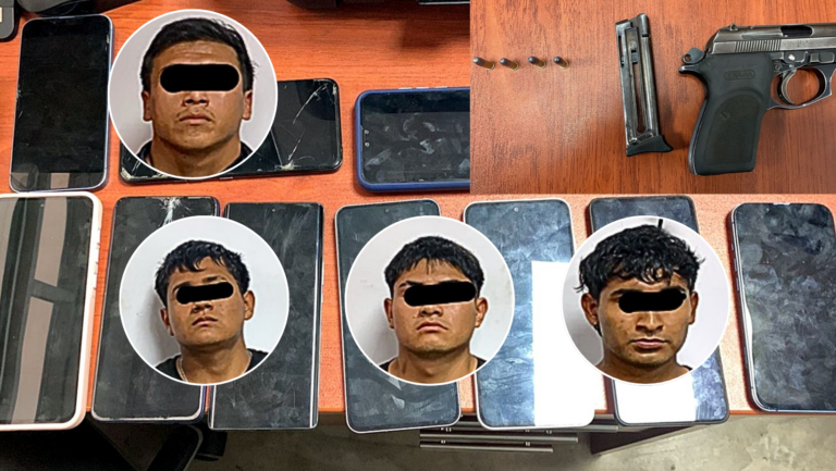 Cae banda criminal «Los Raqueteros del Milagro» con 10 celulares robados