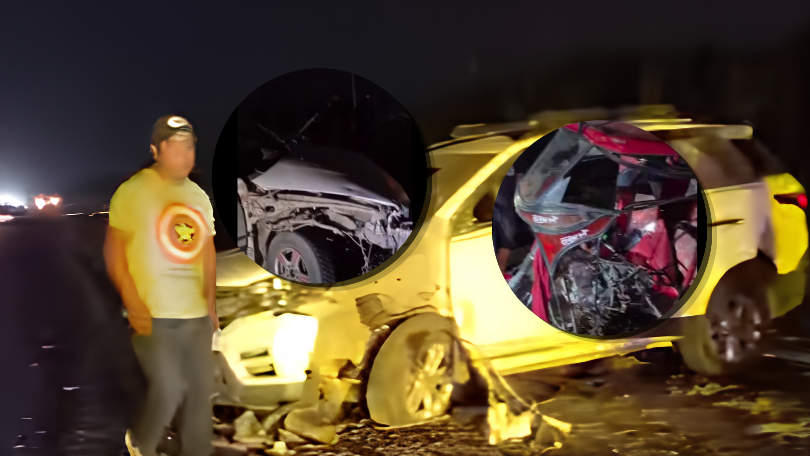 Reportan triple choque en entre dos autos y una moto en ruta Chocope - Casagrande