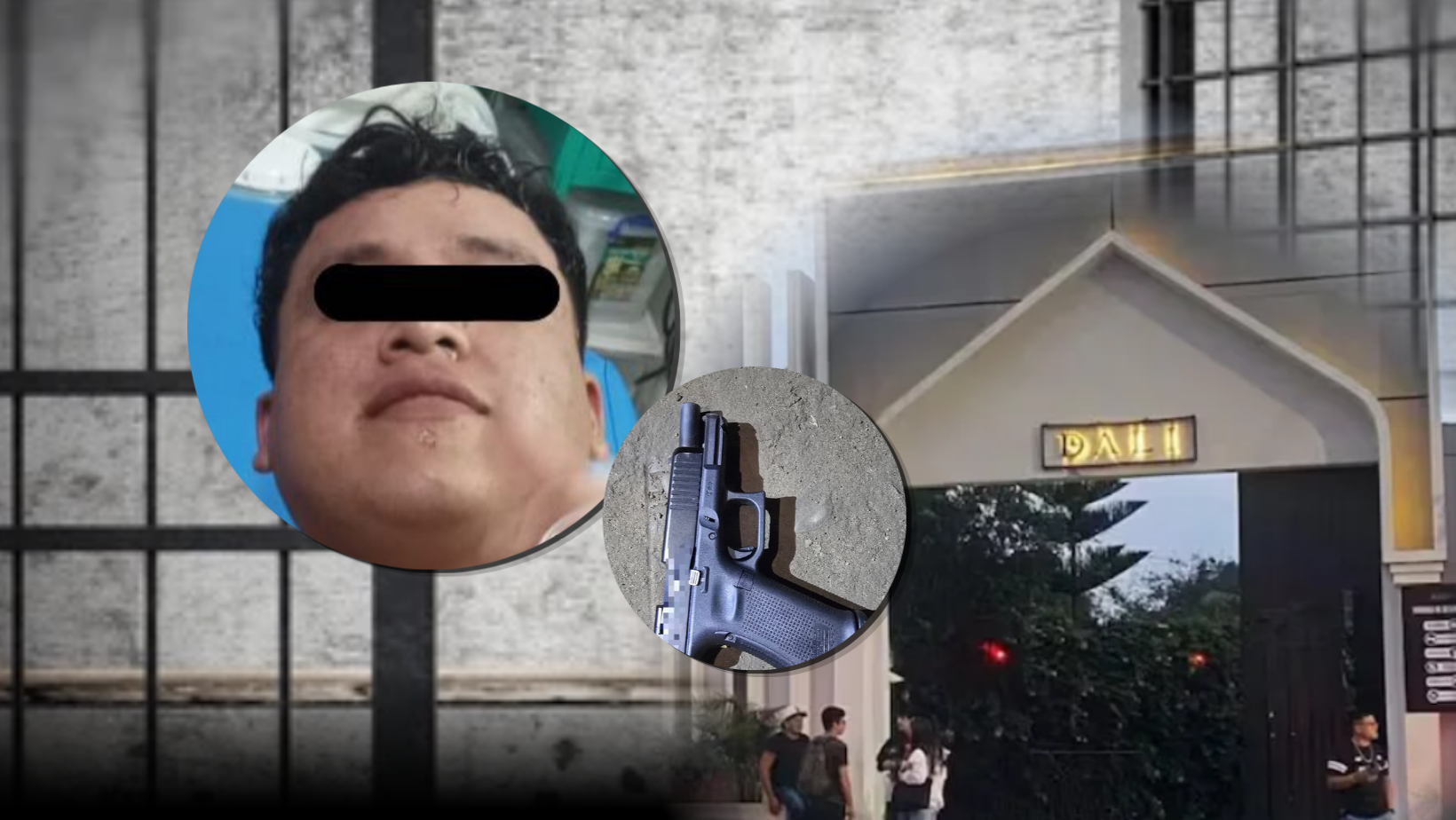 Dictan prisión preventiva para alias "Crespo", presunto implicado en atentado a Dalí