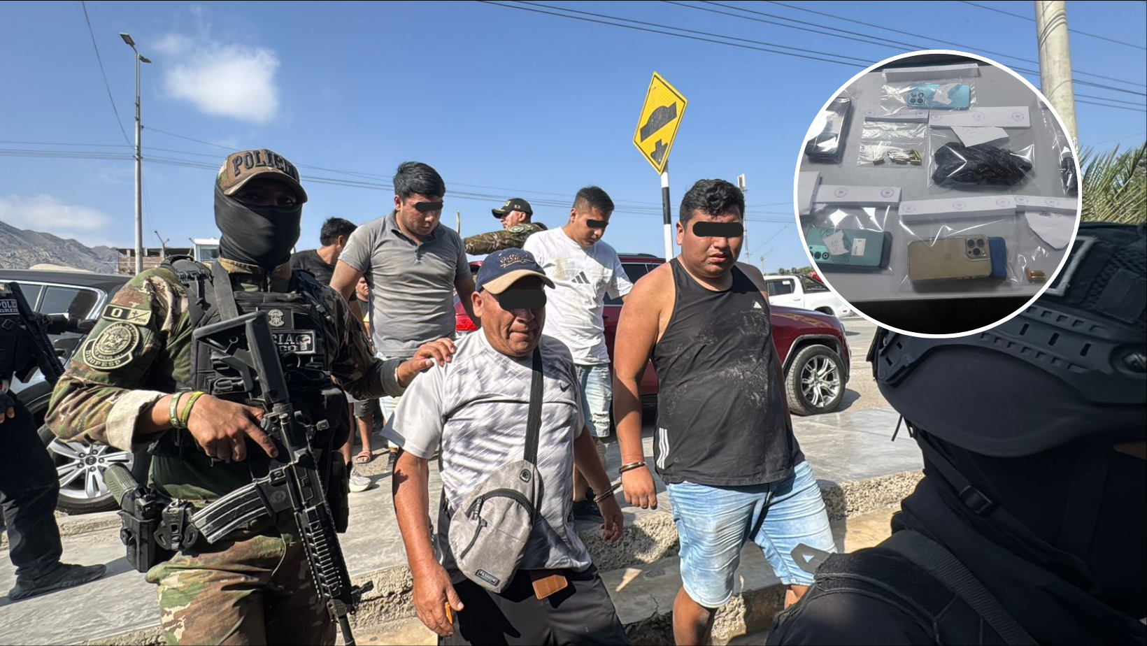 Cae banda criminal “Los Miserables de Trujillo": 11 detenidos, armas, explosivos y drogas incautadas