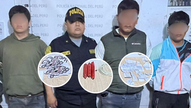 Retienen a menor de 16 años en operativo que detuvo a presuntos miembros de banda extorsiva