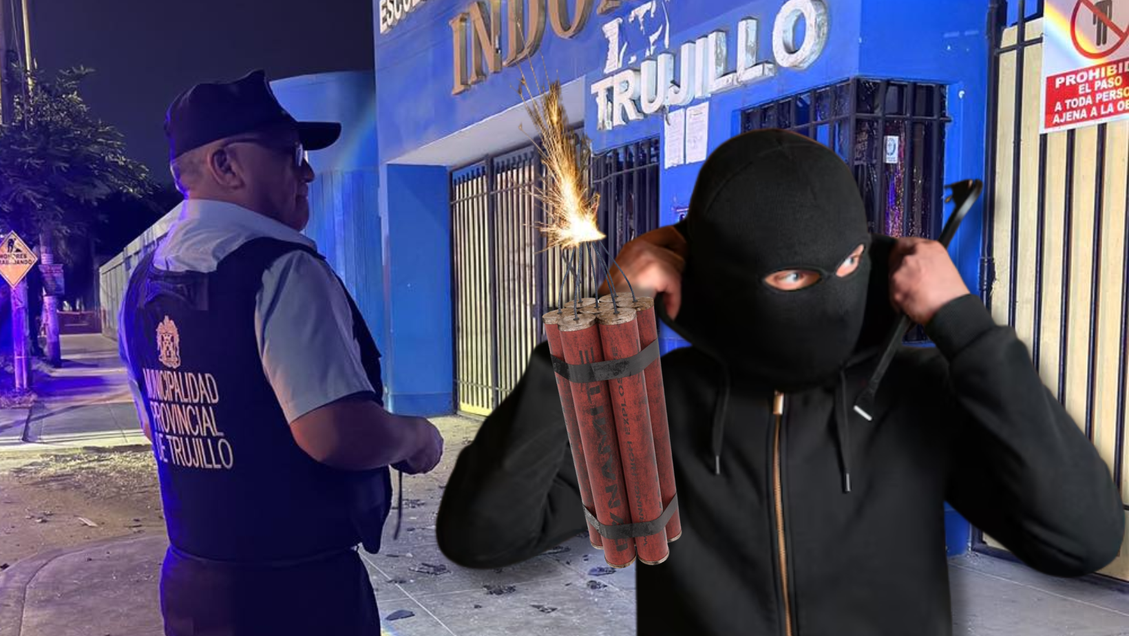 Detonan explosivo en Instituto Indoamérica en pleno día del trabajador