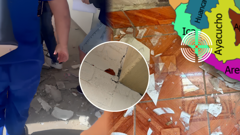 Fuerte sismo de 6.2 remece la región de Ica y deja múltiples daños a edificios