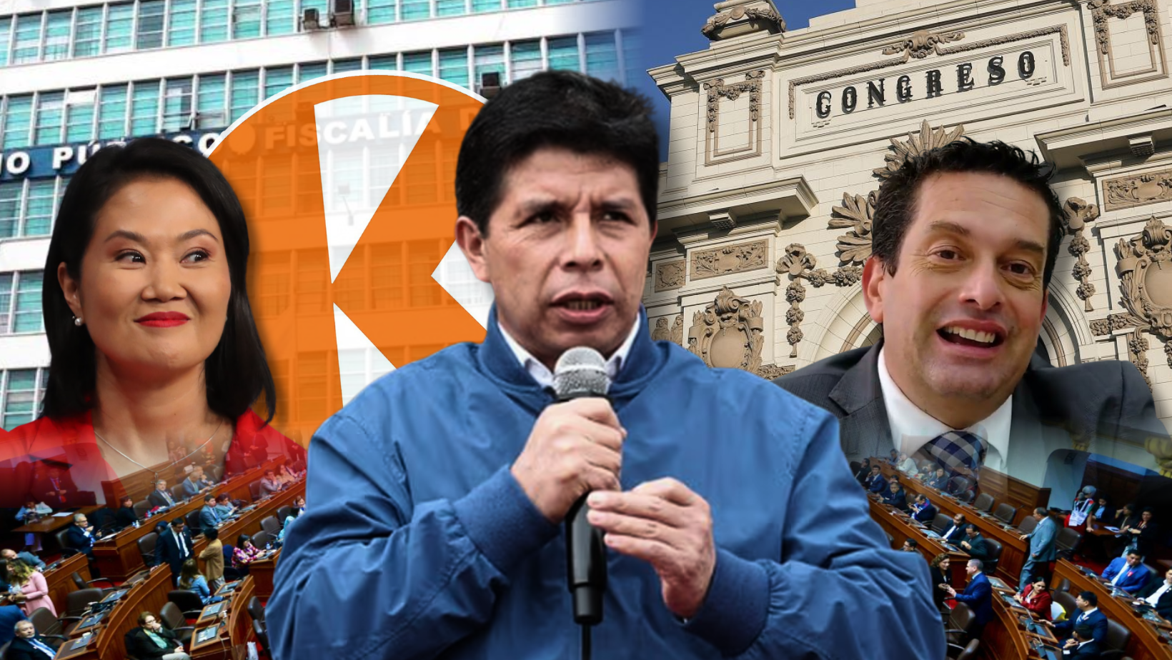 La "suma de esfuerzos" de Fuerza Popular, el Congreso y otras entidades para sacar a Pedro Castillo del poder