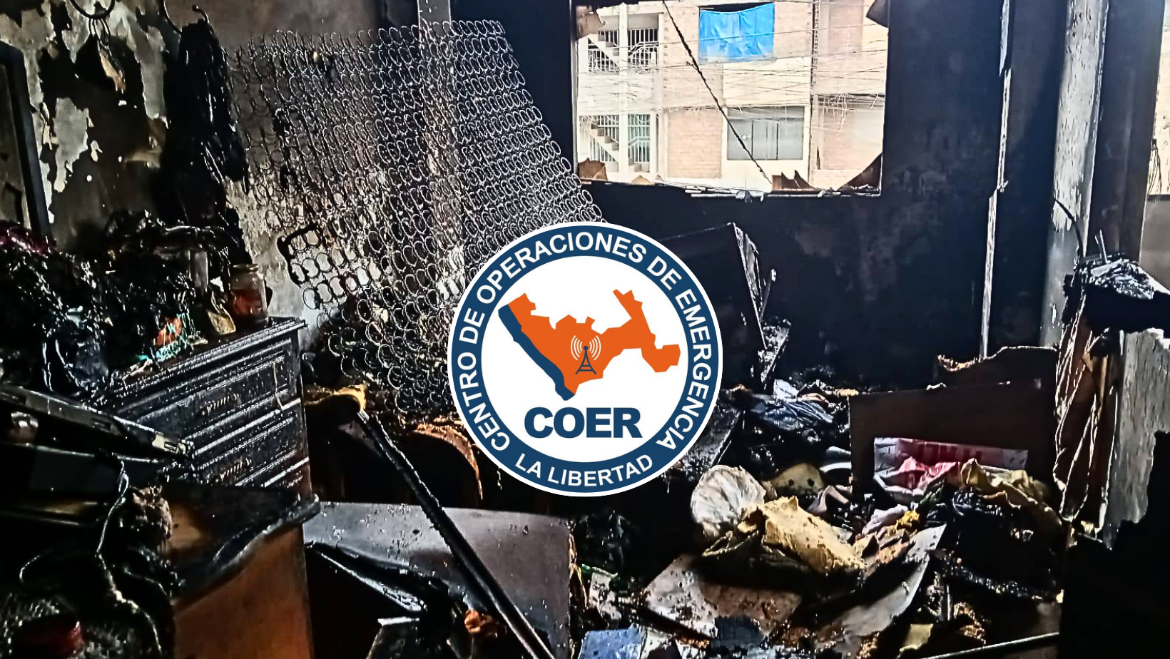 Menores de edad y adulta mayor son rescatados de incendio en vivienda de La Rinconada