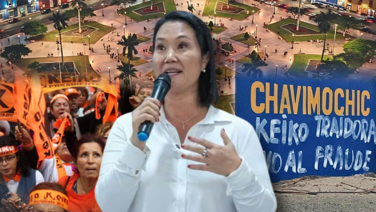 Keiko Fujimori llegará a Trujillo tras aparición de pintas en su contra y anuncio de su paso a segunda vuelta