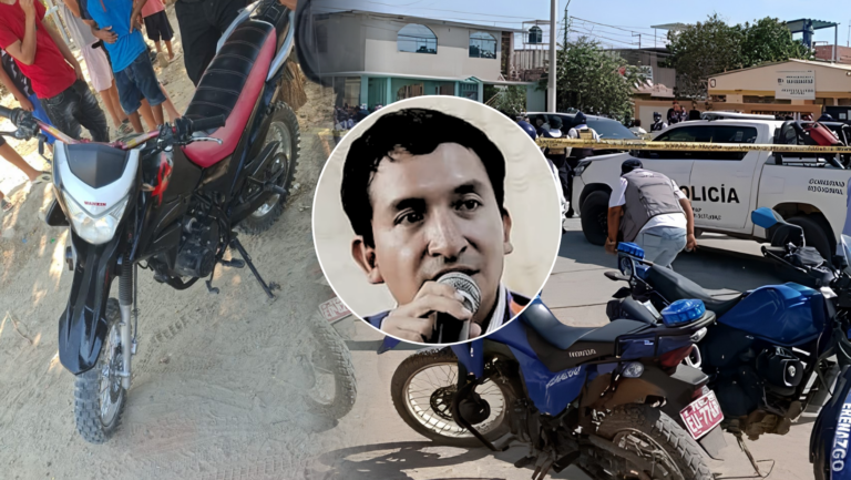 Ubican motocicleta que habría sido usada en asesinato de alcalde de 26 de Octubre en Piura