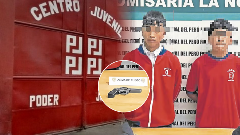 Tres menores fueron internados en la exFloresta por portar armas de fuego
