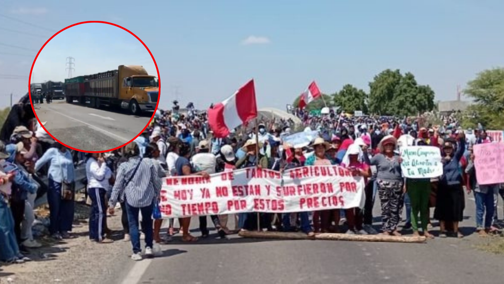 Levantan paro agrario: Dan 10 días de tregua para que el gobierno cumpla promesas