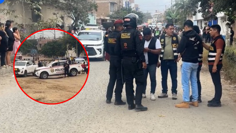Doble asesinato en El Porvenir: Policía toma huellas en motocicleta abandonada por sicarios