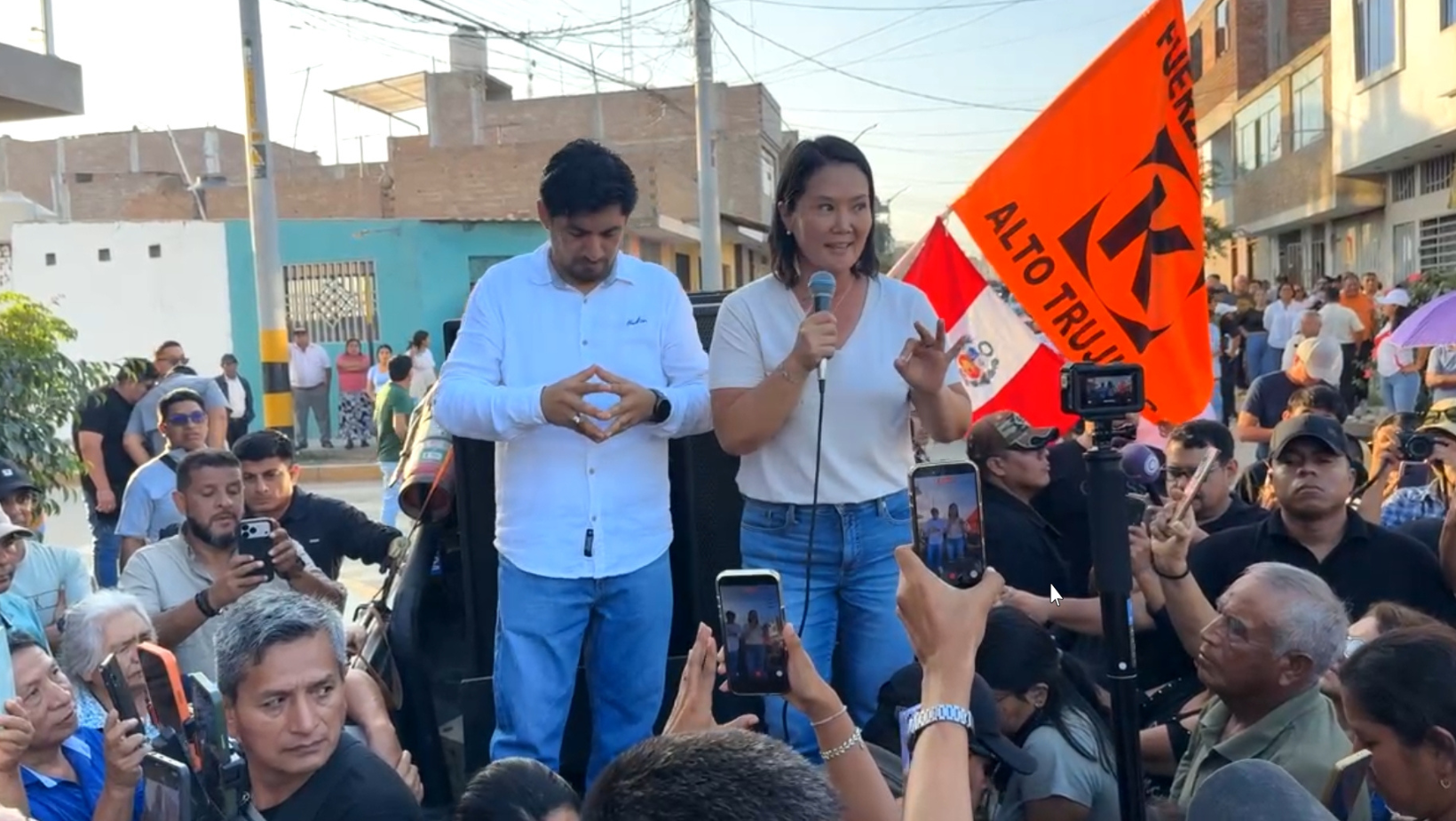 Keiko en Alto Trujillo: “La persecución judicial me hizo más fuerte”