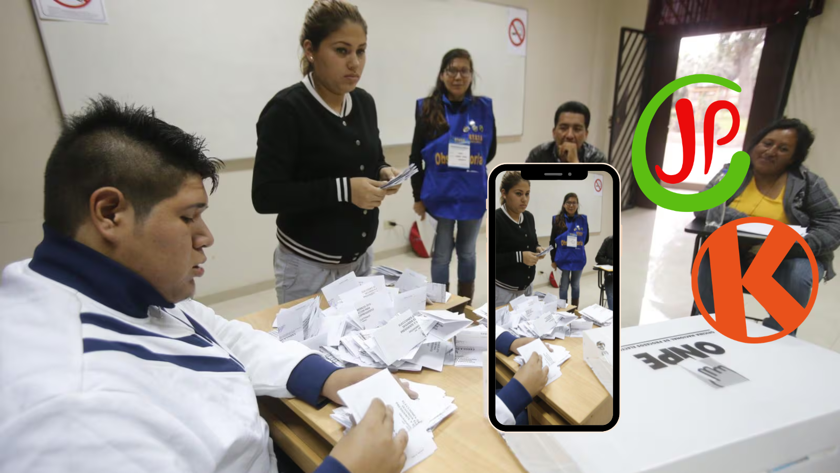 ONPE: Personeros podrán grabar conteo de votos, pero sin hacer transmisiones en vivo