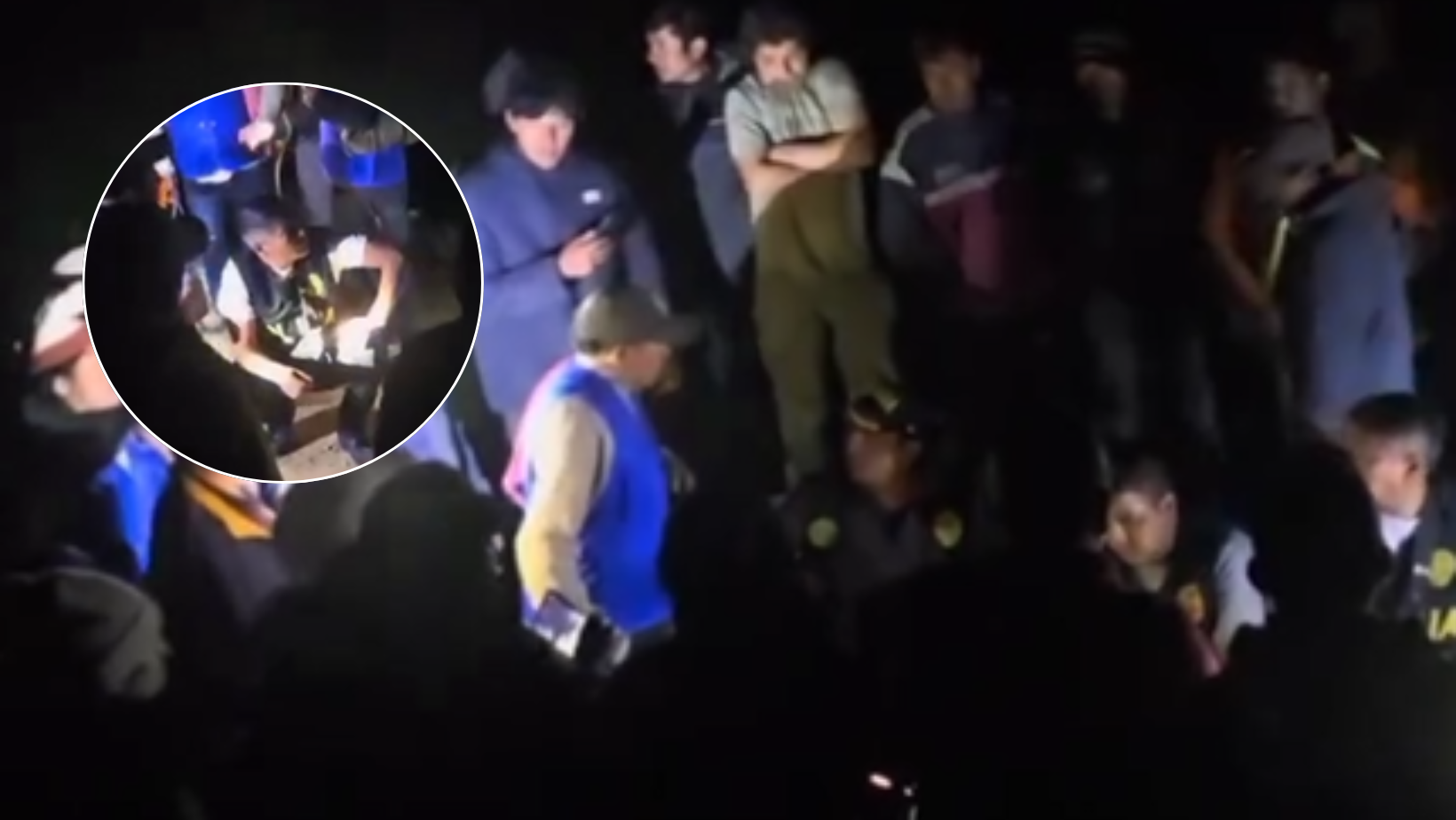 La Libertad: Ronderos retienen a 4 policías y los obligan a ranear en mina de Sayapullo
