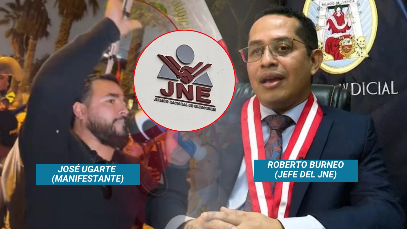 Denuncian a Jorge Ugarte por protestas frente a casa de presidente del JNE