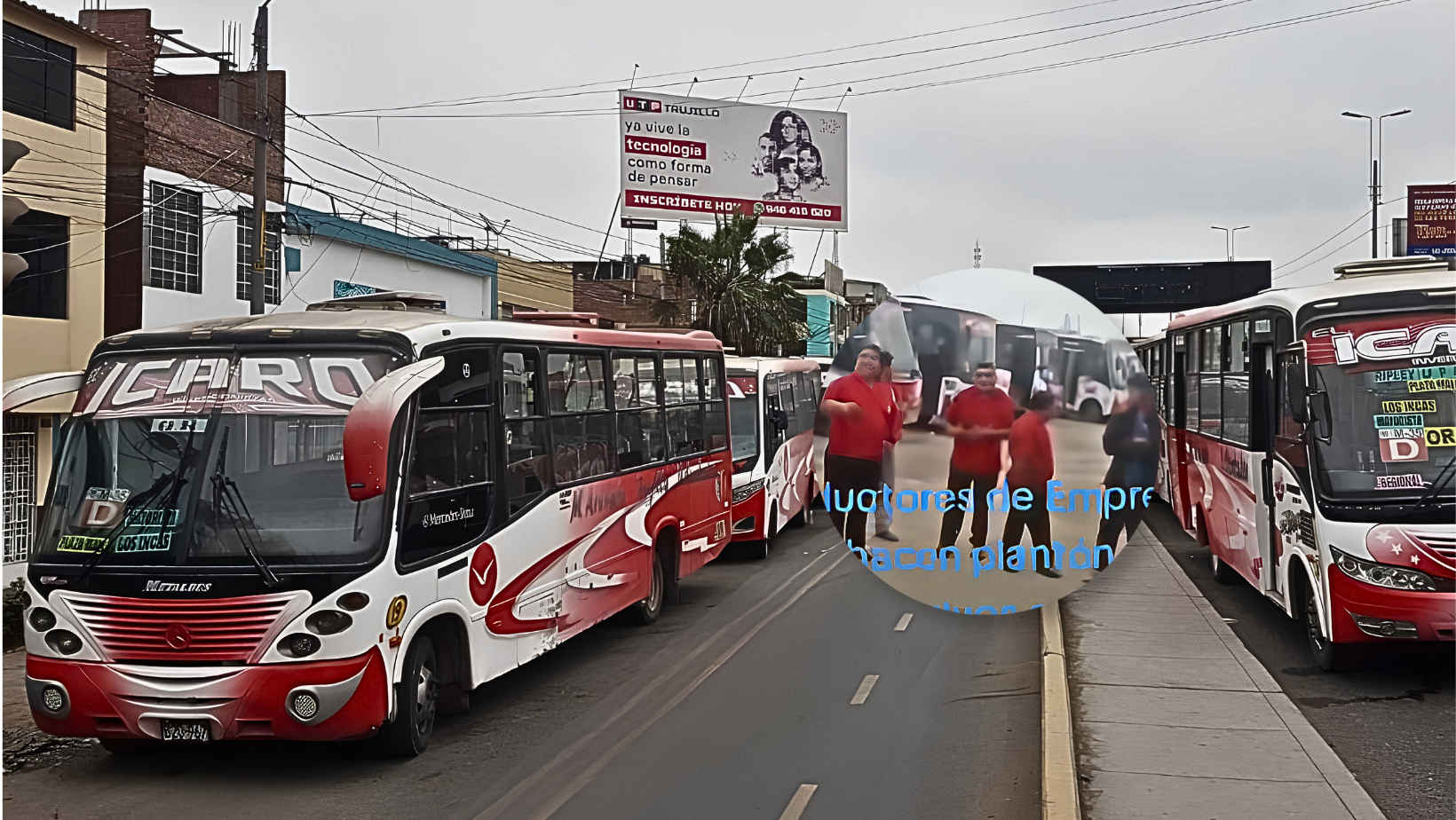 Conductores de Ícaro protestan debido a presuntos tratos abusivos por parte de la empresa