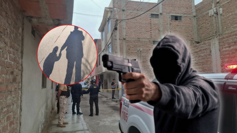De 20 disparos sicarios asesinan a hombre que llevaba a menor a su colegio en la Av. Huamán