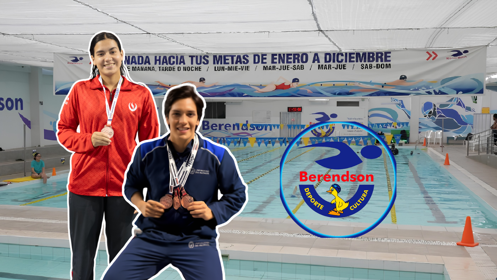 Dos nadadores de Academia Berendson representan a Perú en Juegos Panamericanos Universitarios