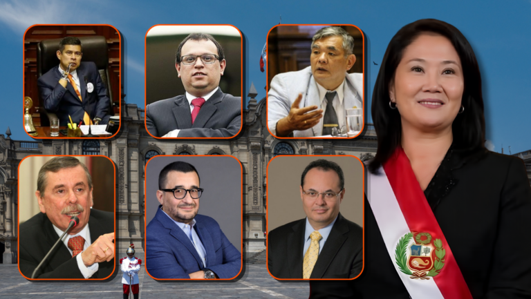 ¿Te dan confianza? Estos serían algunos de los ministros del primer gabinete de Keiko Fujimori