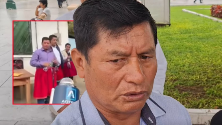La Libertad: Alcalde denuncia que gente politizada lo obligó a ponerse polleras por retraso de obra