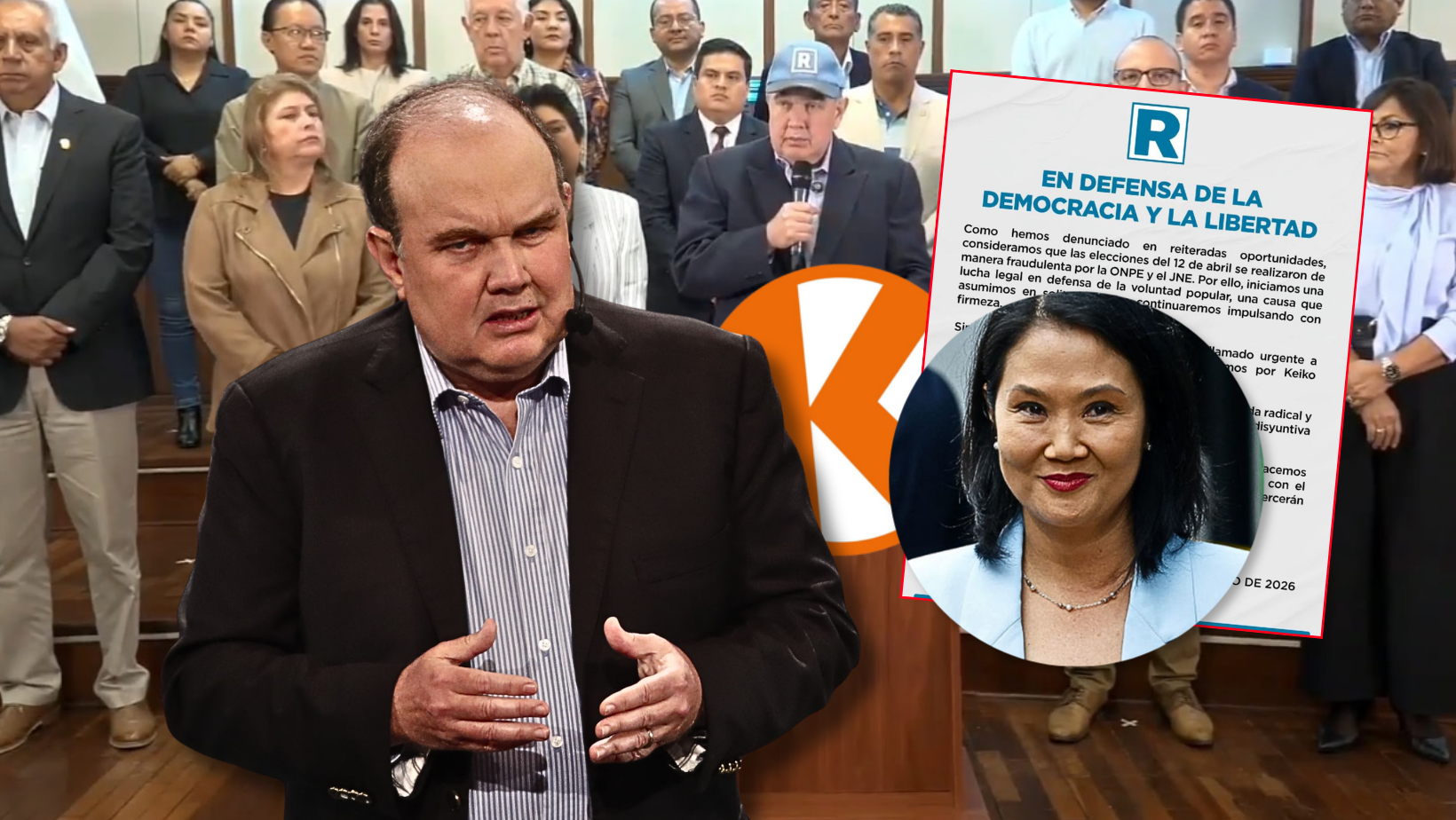 López Aliaga y Renovación Popular ahora respaldan a Keiko Fujimori de cara a la segunda vuelta