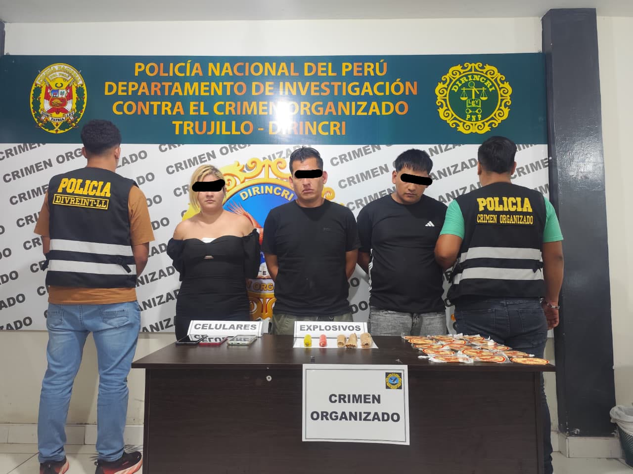 Huanchaco: con drones detienen a banda con dinamitas