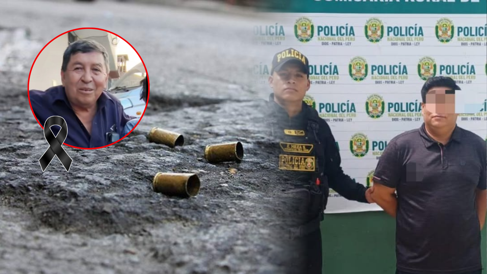 La Libertad: Sicario mata a comerciante y Policía captura a presunto implicado