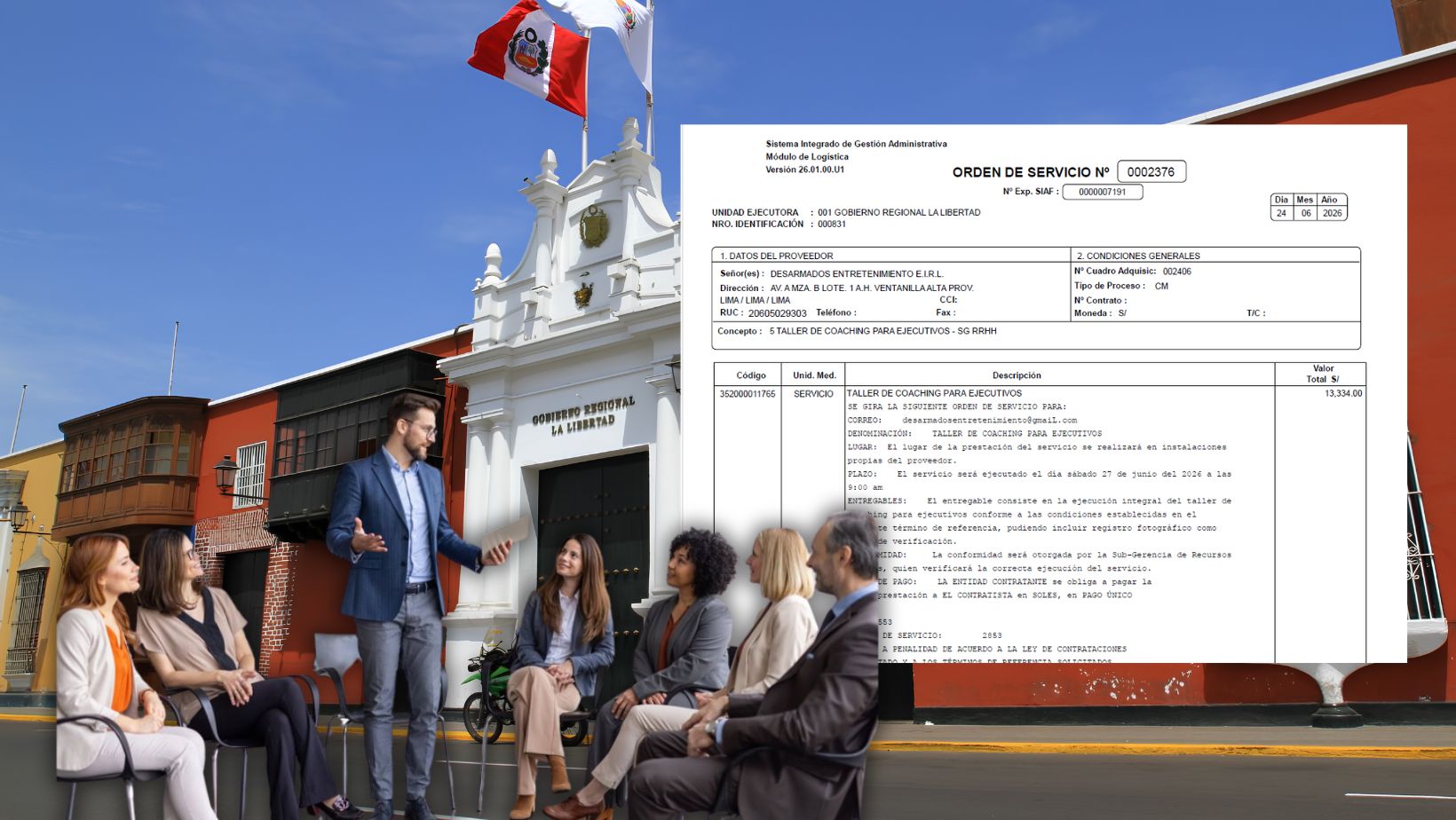 Trujillo: Gestión de Joana Cabrera gastó S/ 13 mil en “coaching” para funcionarios