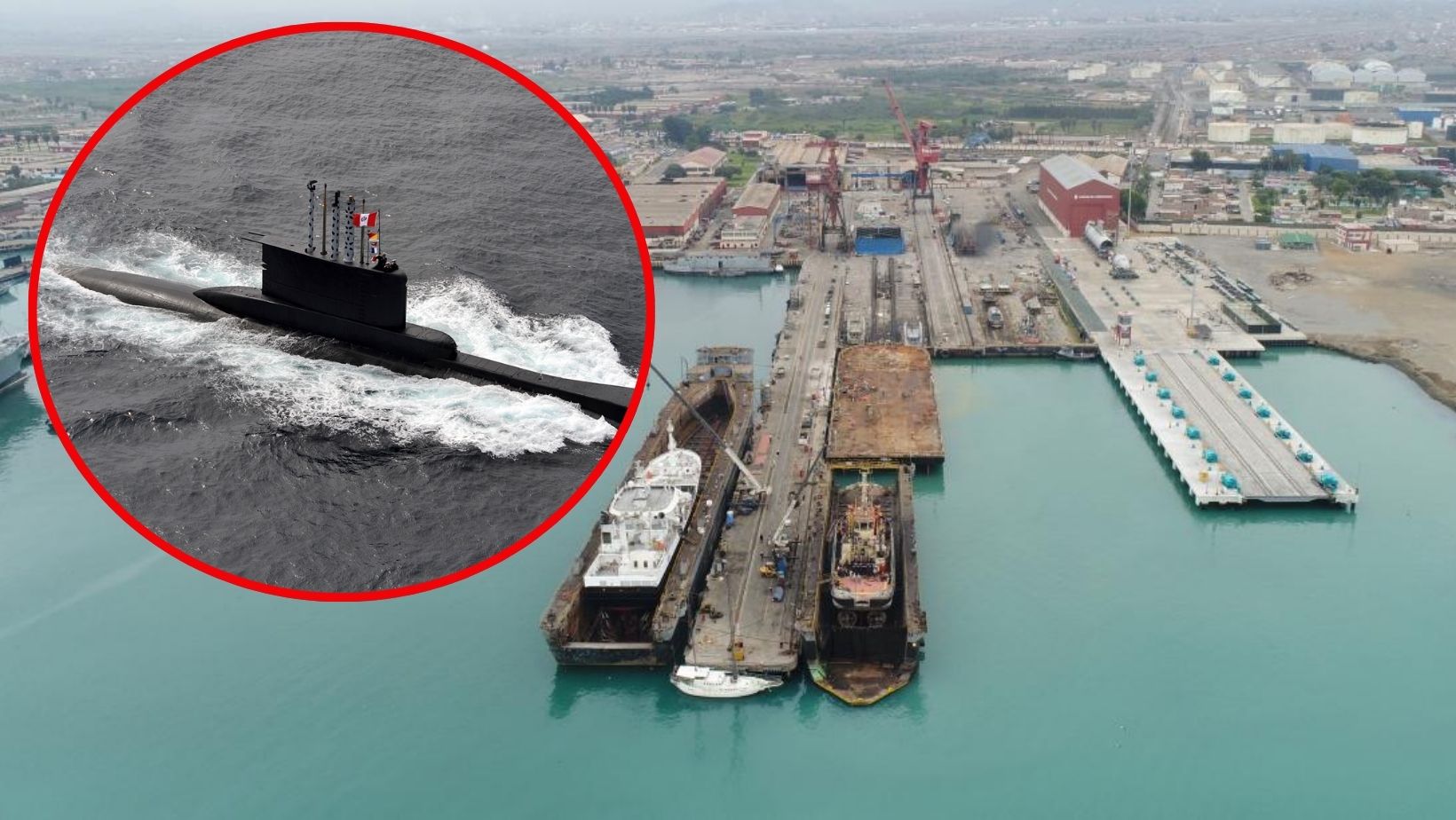 Perú construirá dos submarinos armados con torpedos y misiles antibuque