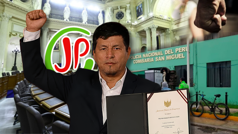 Diputado de Juntos por el Perú fue detenido por presunta agresión a su expareja