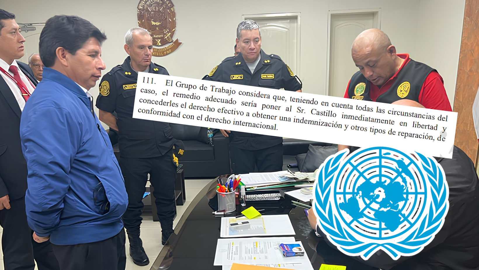 ¡Delirante! Grupo de Trabajo ONU: detención de Pedro Castillo fue arbitraria y debe salir libre