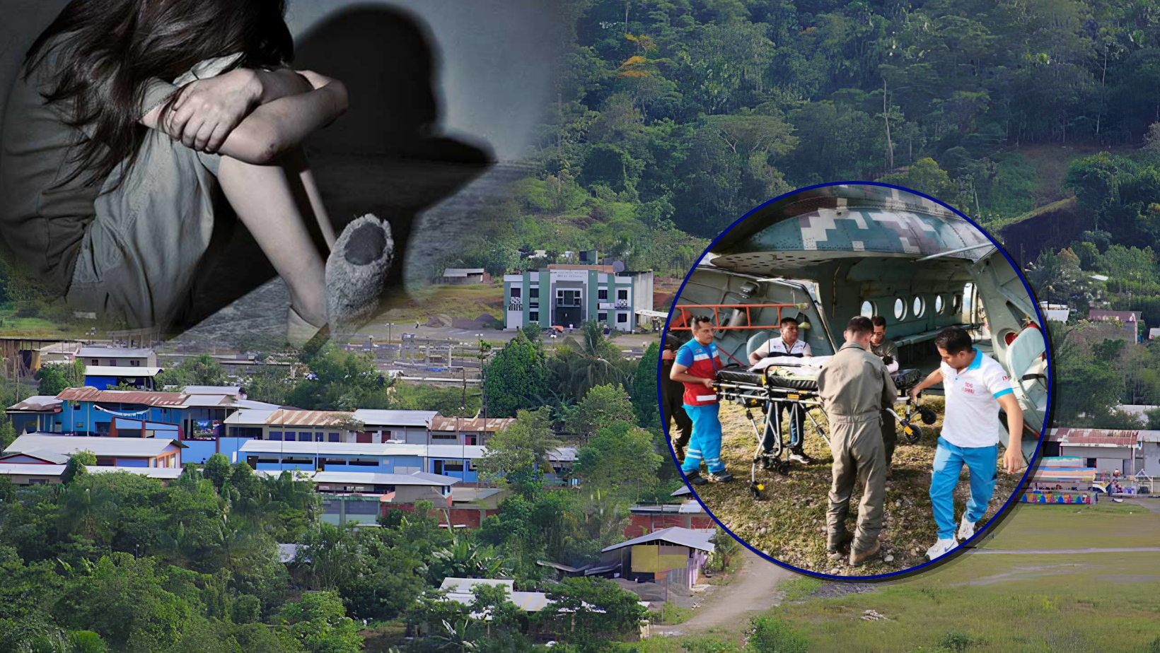 Amazonas: Helicóptero militar evacuó a niña awajún grave tras ser violada por padrastro