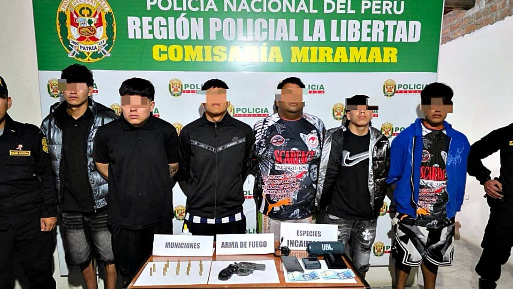Detienen a menores que eran parte de presunta banda criminal en Moche