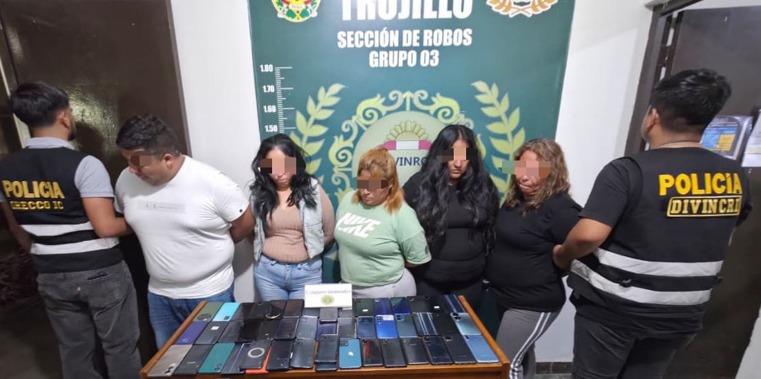 Celulares hallados en operativo en Tacora eran de decenas de universitarios que sufrieron robos