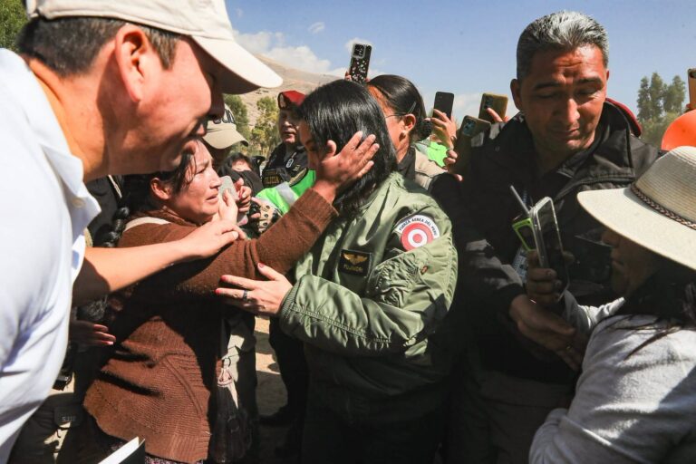Keiko en Junín: presidenta llega a zona damnificada por sismos