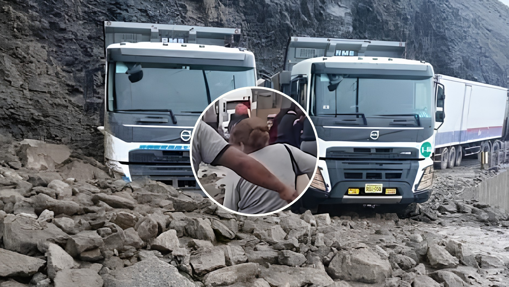Mujer fallece tras caminar en carretera bloqueada por escombros de huaicos