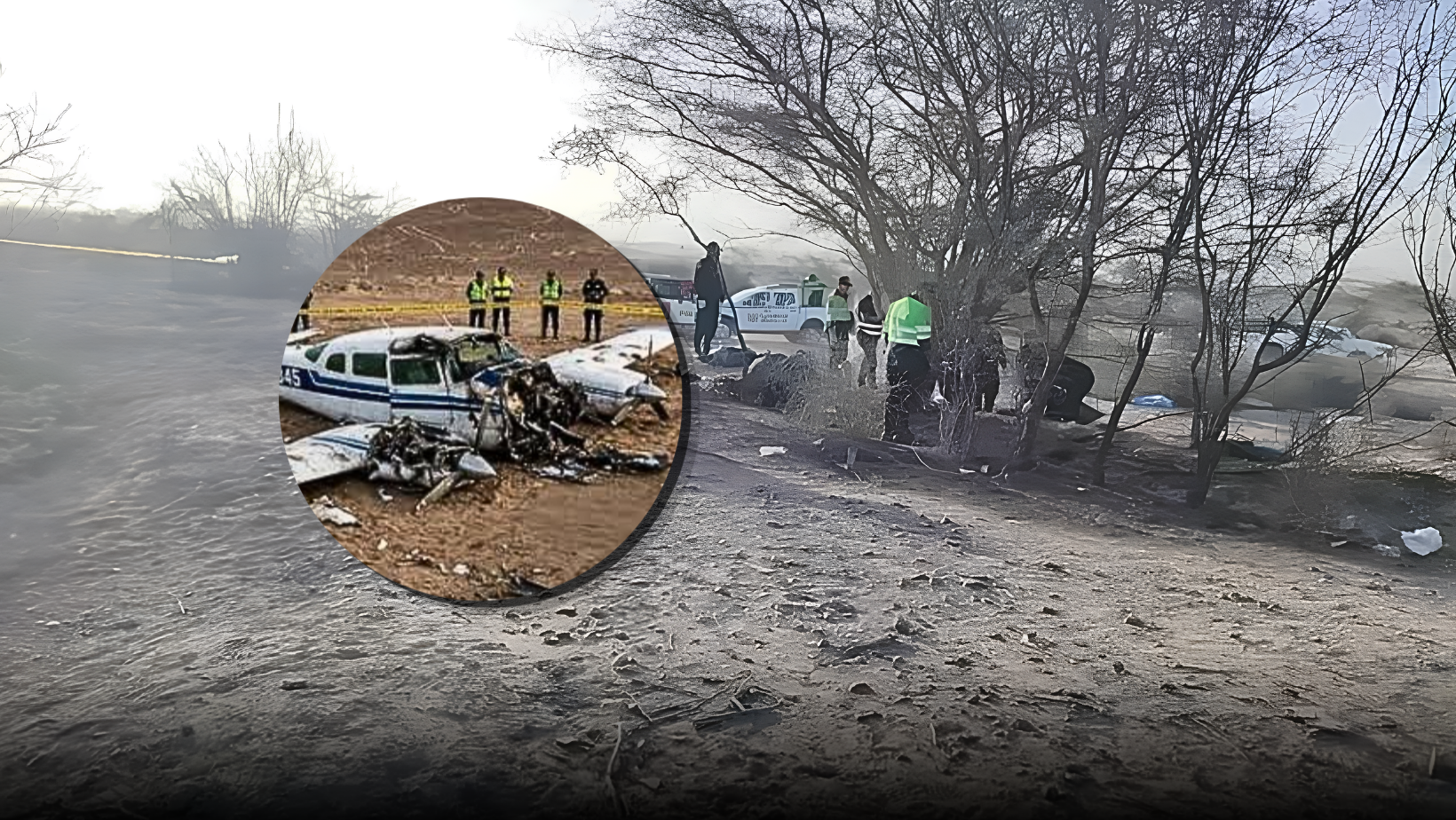 Identifican a las víctimas mortales de accidente de avioneta en Nasca