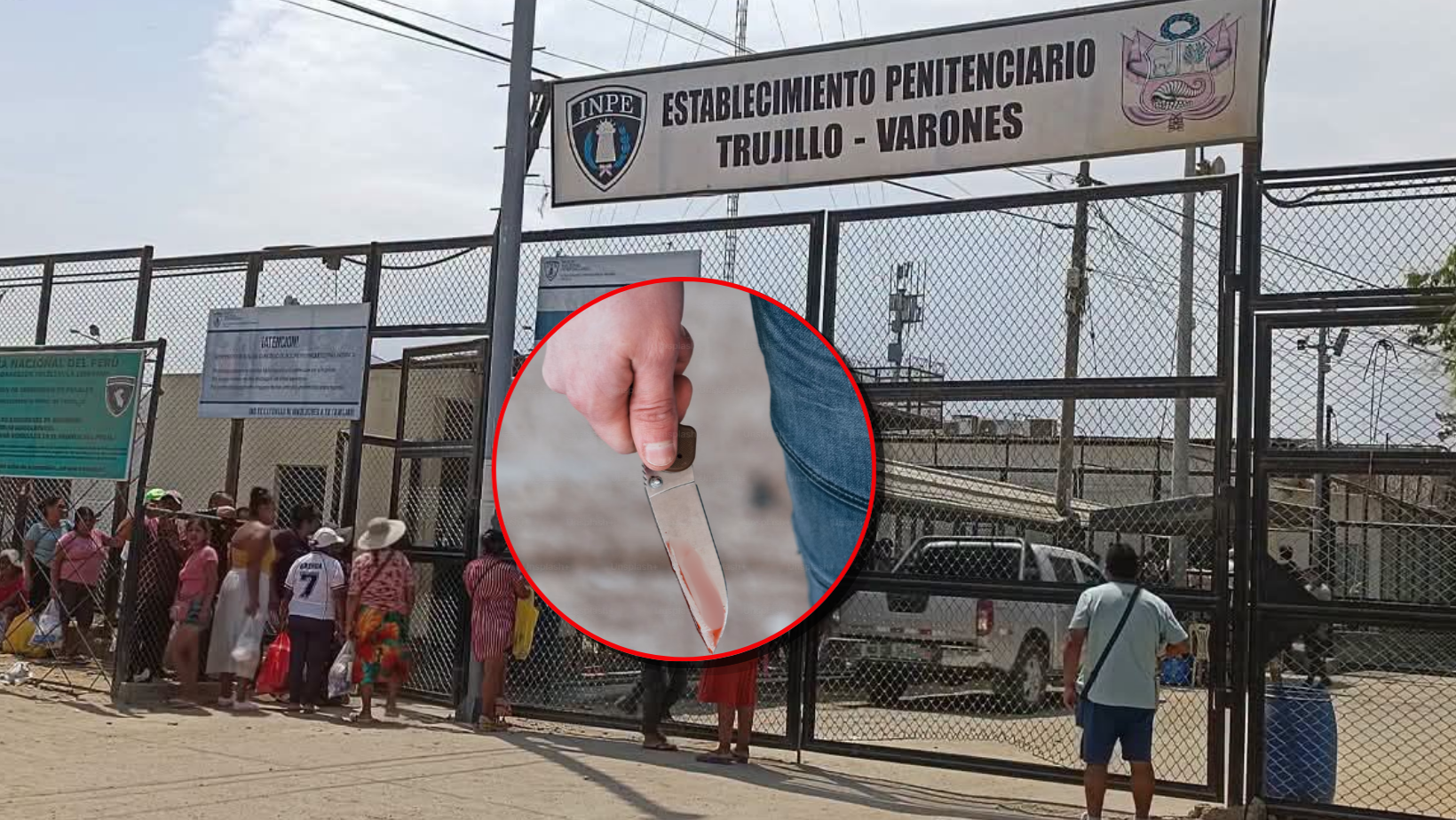 Denuncian que interno habría sido acuchillado por la espalda en penal El Milagro