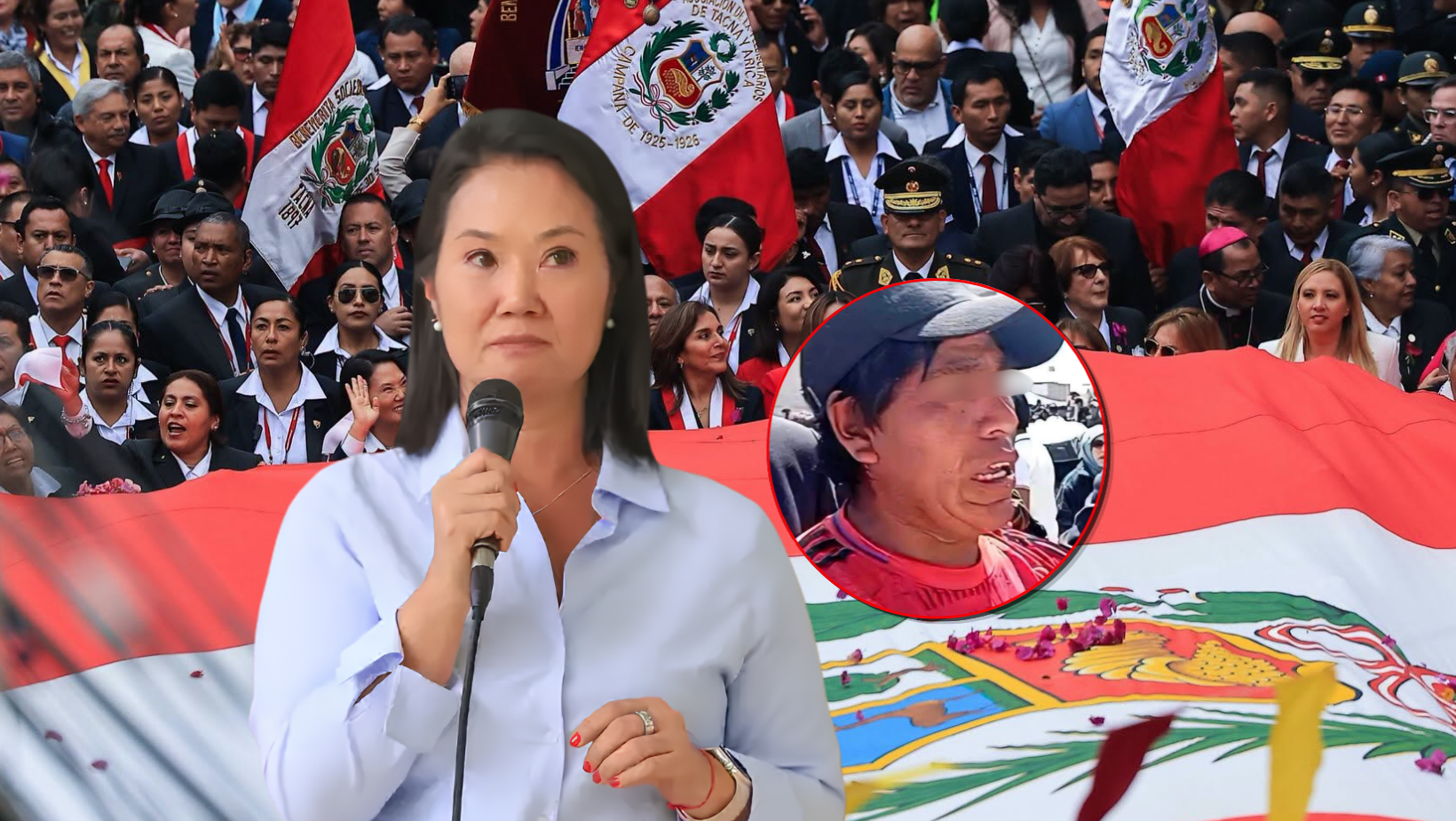 Detienen a hombre que habría lanzado piedra a vehículo de Keiko Fujimori en Tacna