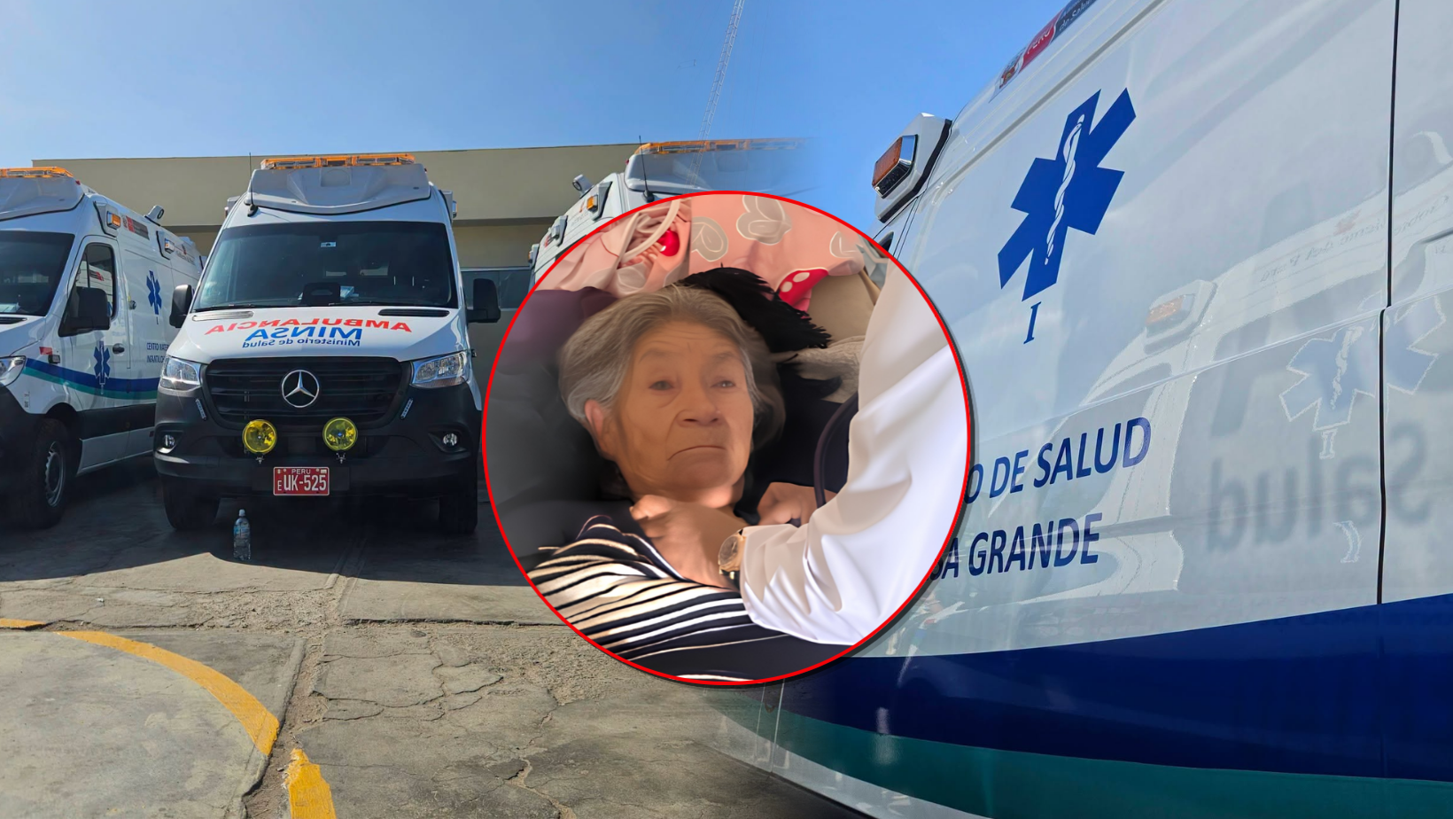 Nueva ambulancia de Casa Grande atiende su primera emergencia con éxito y salva la vida de una adulta mayor